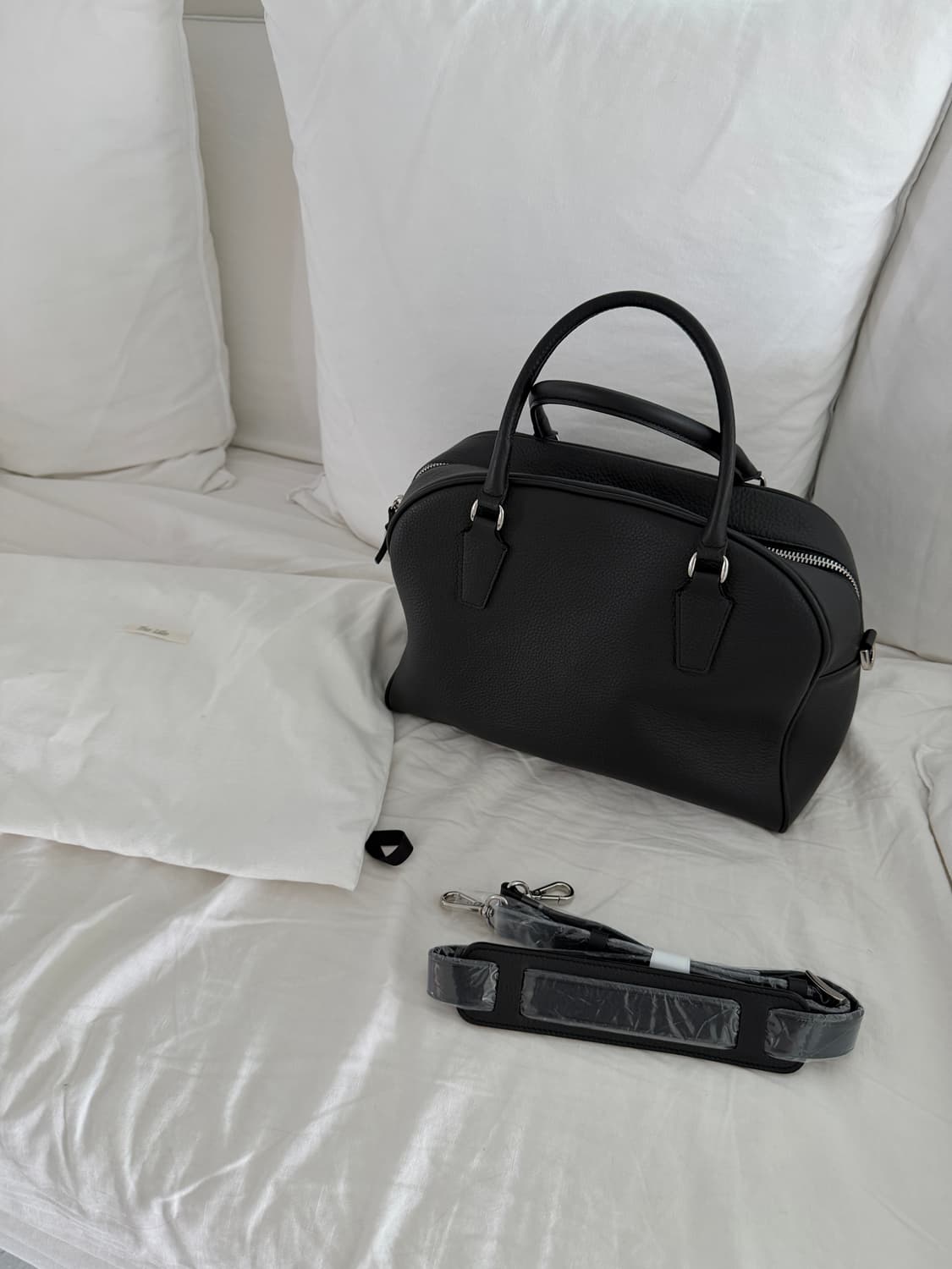 더릴 Strap Boston Bag_Black 상품이미지7