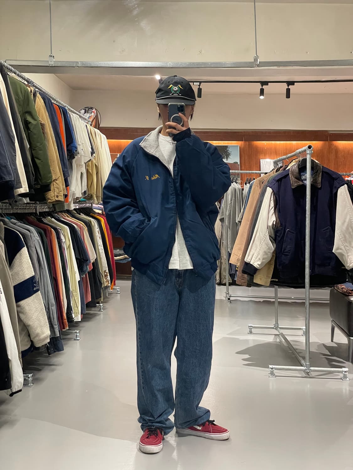 빈티지 팔볼 나일론 자켓   상품이미지6