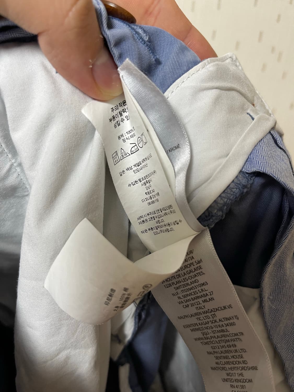 폴로 랄프로렌 Slim Fit Twill Pant 165/82A 상품이미지8