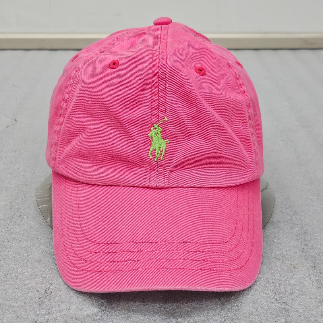 폴로 정품 코튼 볼캡 프리사이즈 가죽 장식 상품이미지2