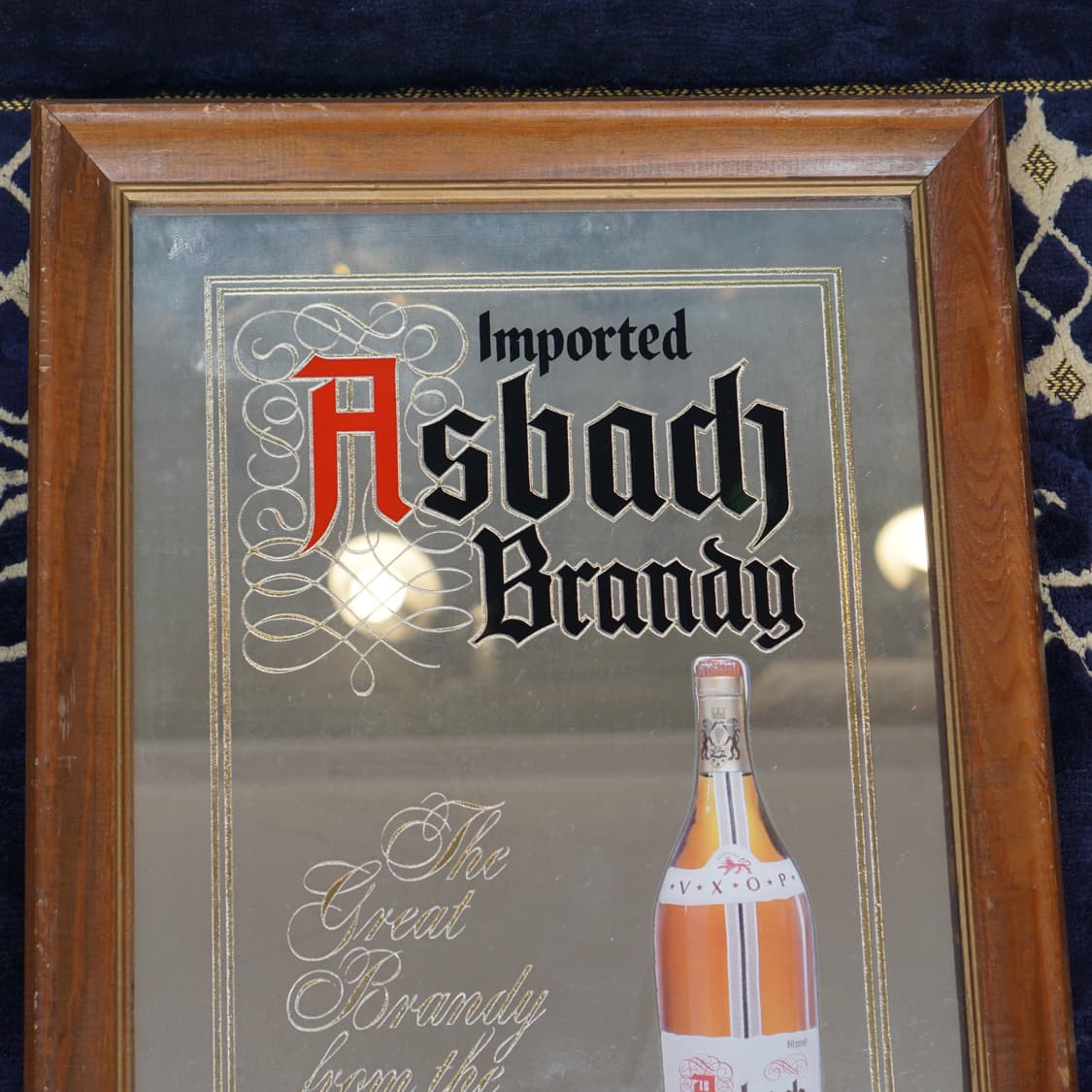 빈티지 소품 Asbach pub 거울액자 상품이미지2