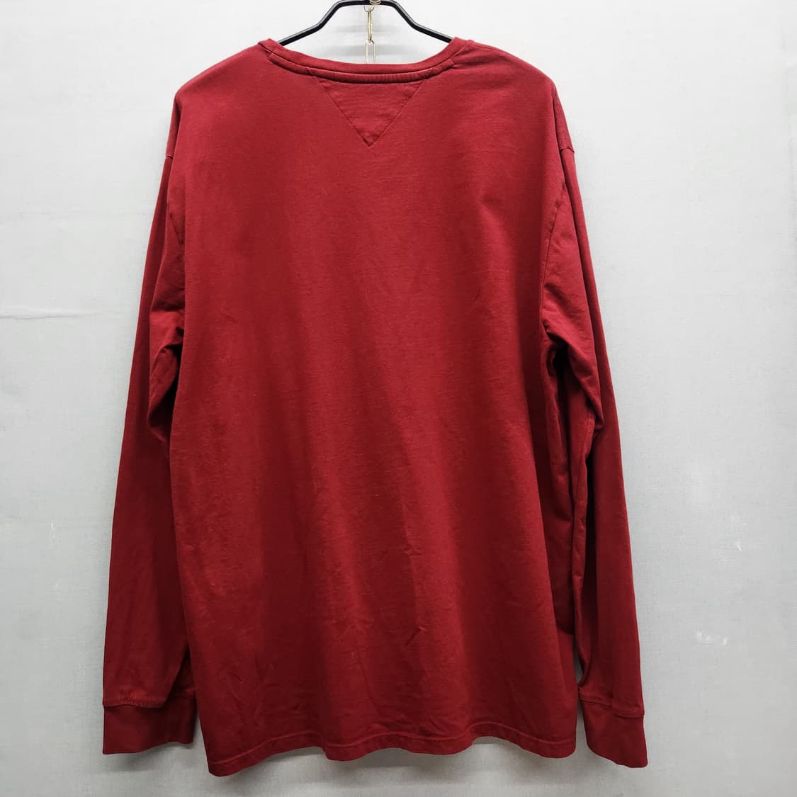 타미힐피거 로고 버건디 롱슬리브 긴팔 XL(XL) 상품이미지4