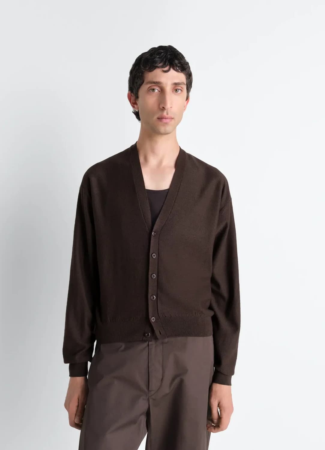 [M,L]르메르 26ss 트위스트 가디건/다크 카카오 상품이미지1