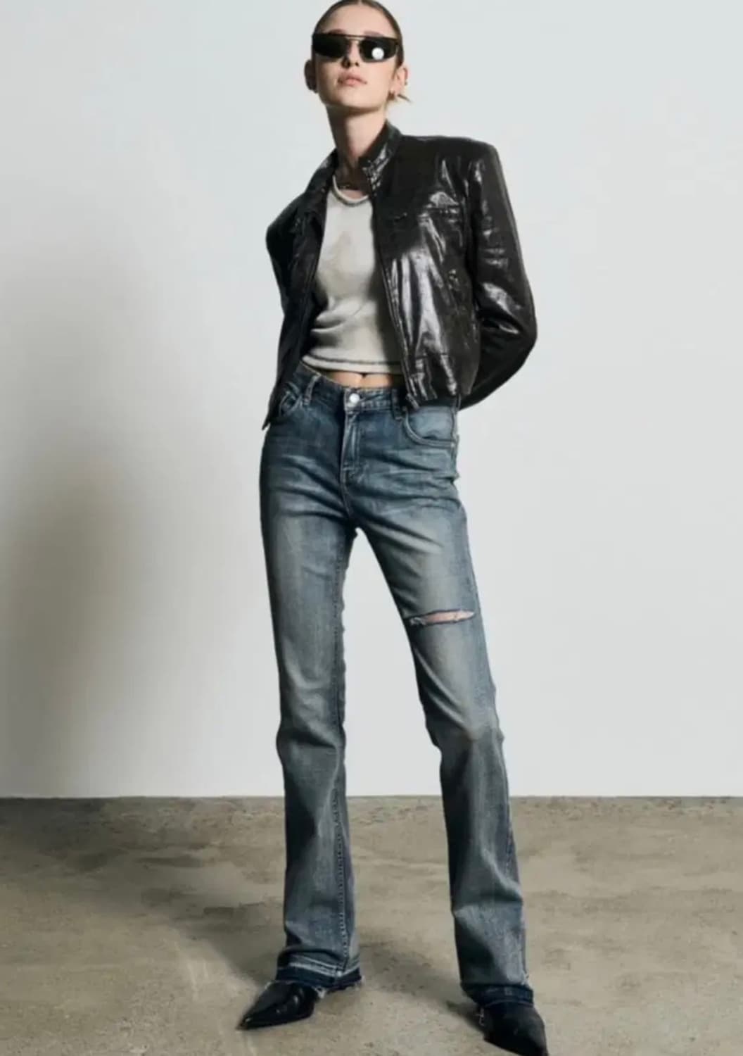 보헴서 커팅 부츠컷 올드진 M 상품이미지2