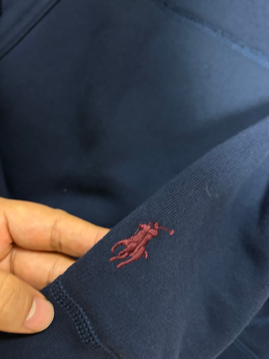 폴로 랄프로렌 빅로고 네이비 후드티 L 상품이미지5