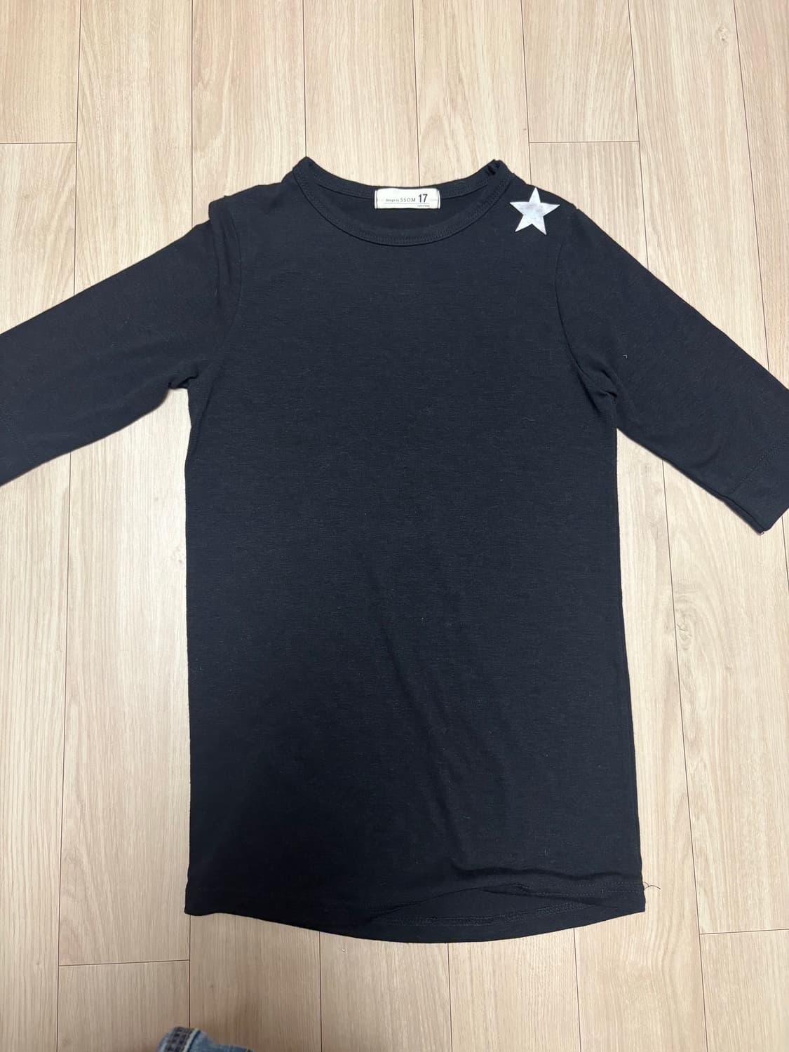 별 프린팅 반팔 텐셀 티셔츠  상품이미지1