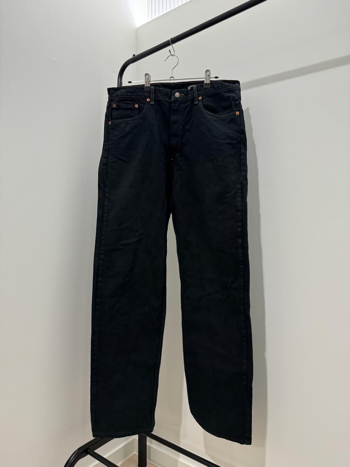 빈티지 리바이스 USA 90s 550 블랙 데님 팬츠 상품이미지3