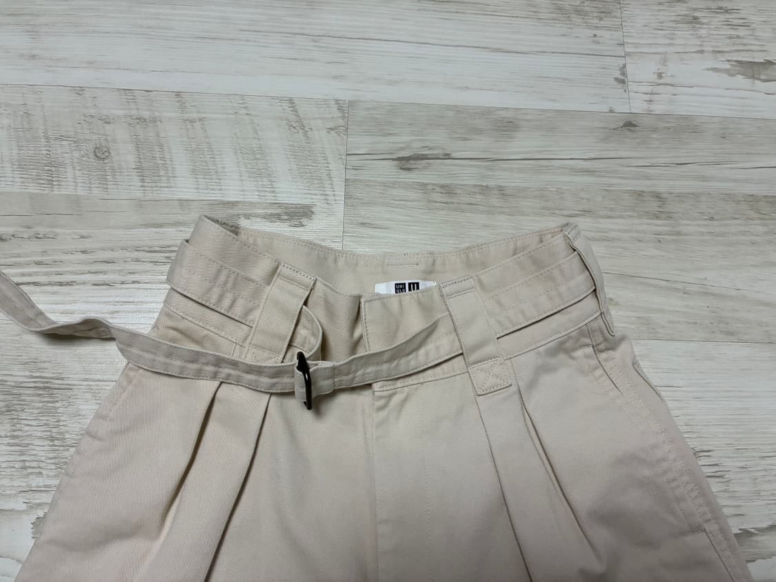 유니클로U 벨티드와이드팬츠 55 상품이미지4