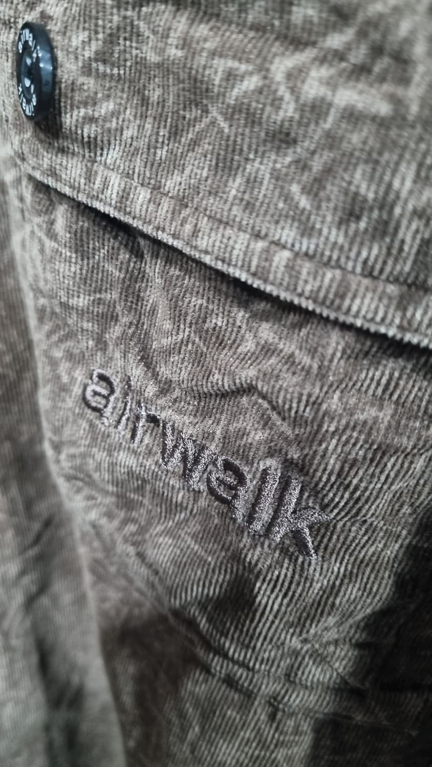 일본판) 에어워크 코듀로이 카고셔츠 110이상(가슴단면71) 상태좋음 상품이미지2