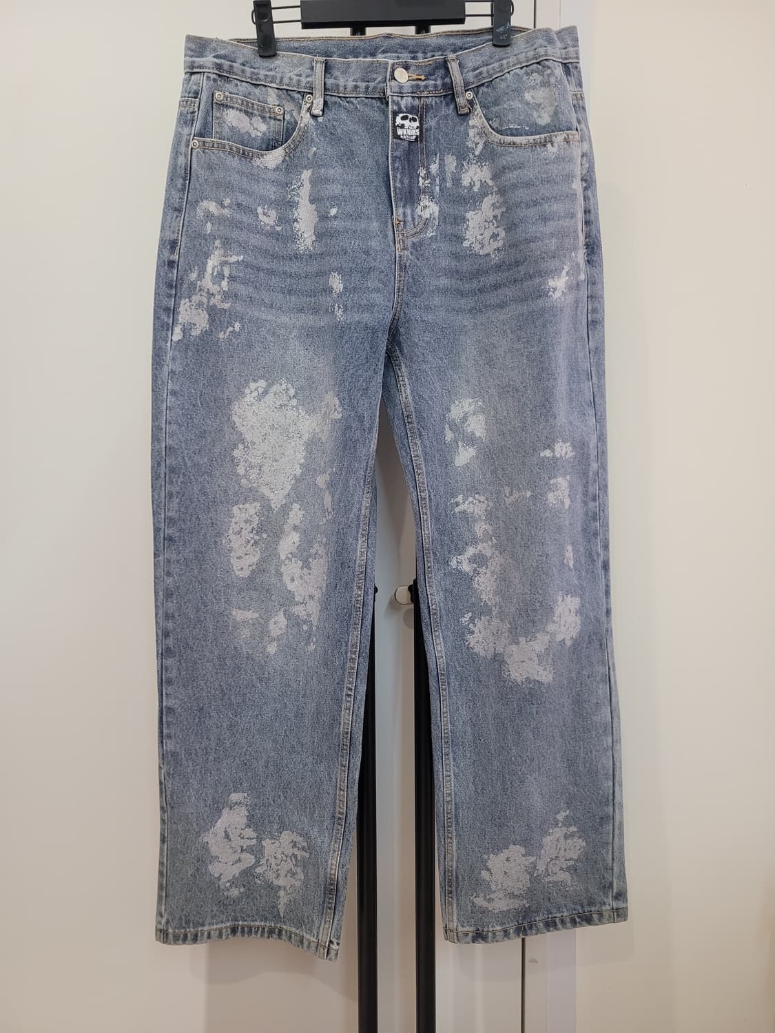 위캔더스 스컬 데님팬츠 XL사이즈 상품이미지1