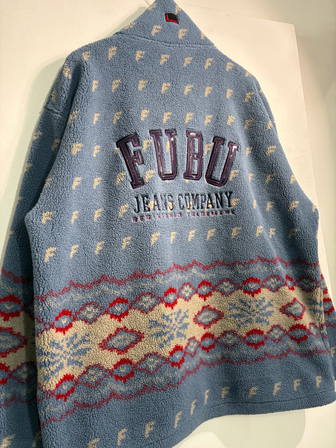 FUBU 후부 노르딕 패턴 플리스 후리스 105 상품이미지10