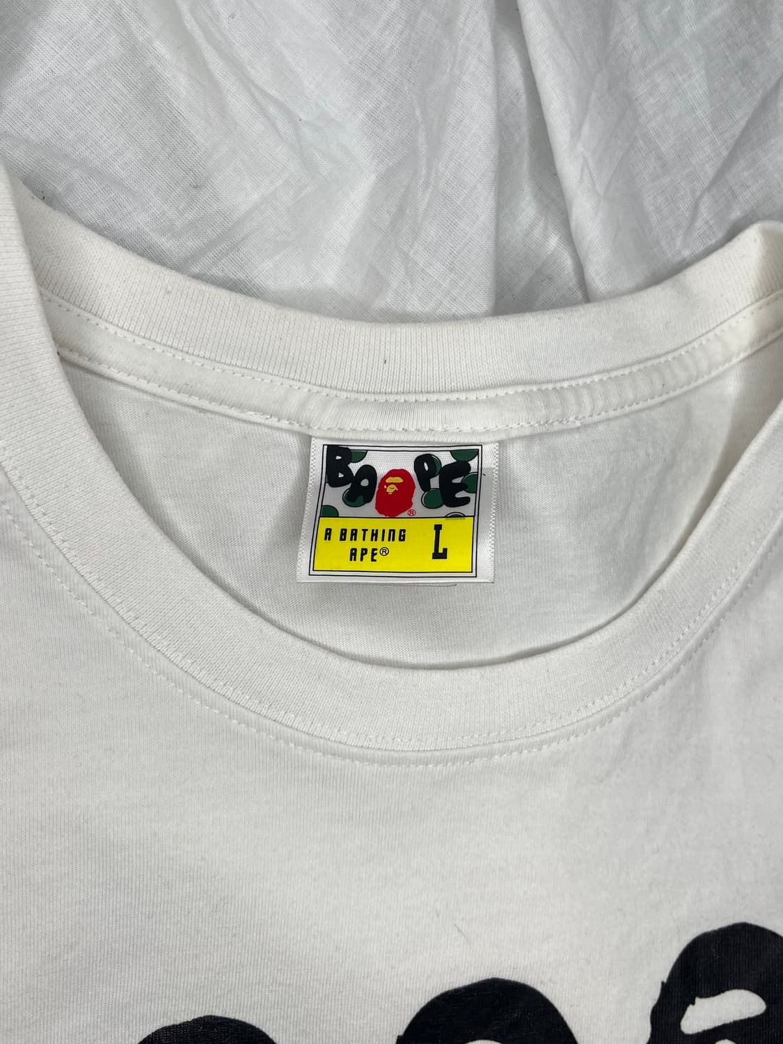 베이프 × 꼼데 가르송 그래픽 프린트 티셔츠 상품이미지3