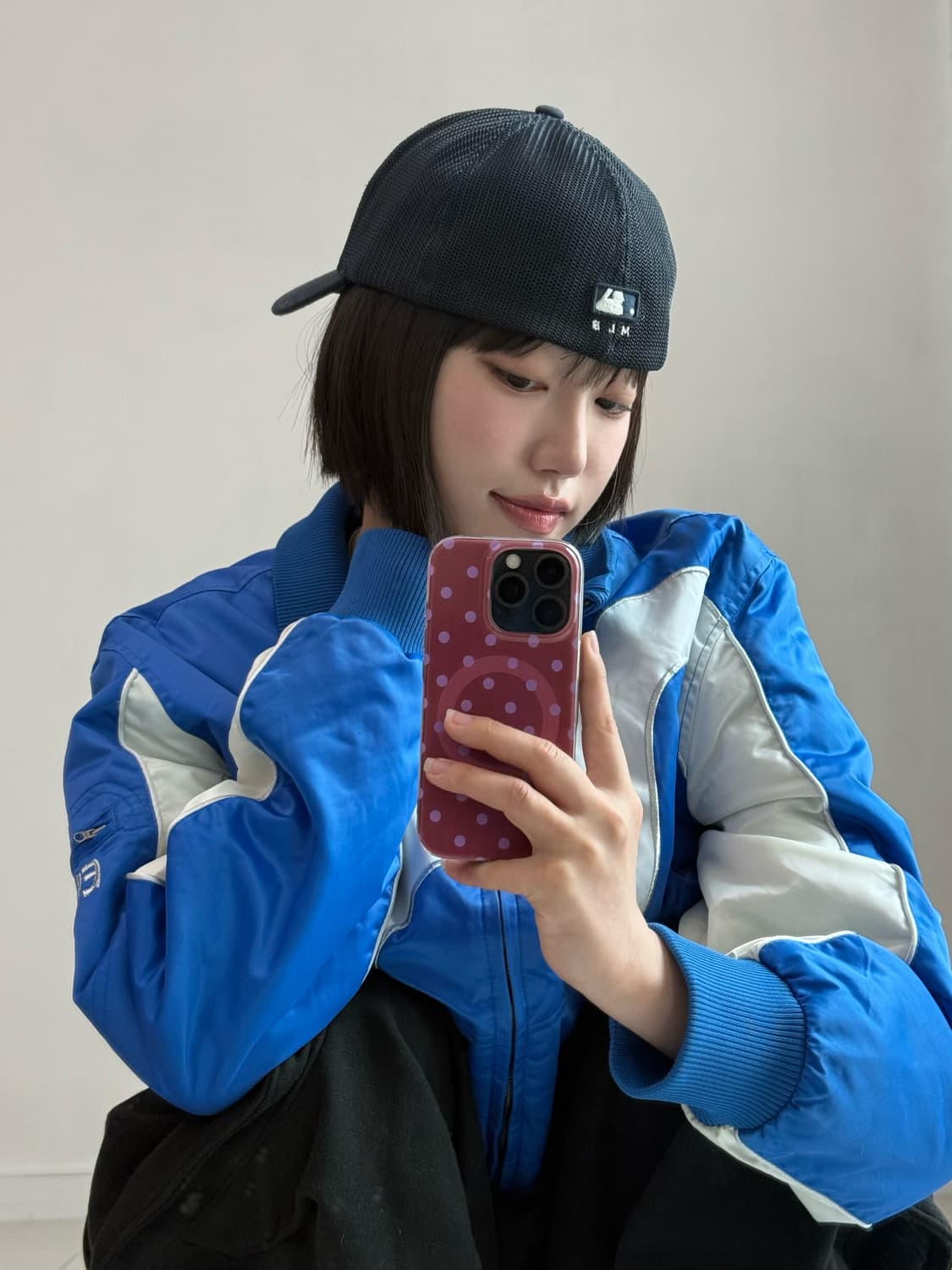 MLB 네이비 메쉬 캡 상품이미지1