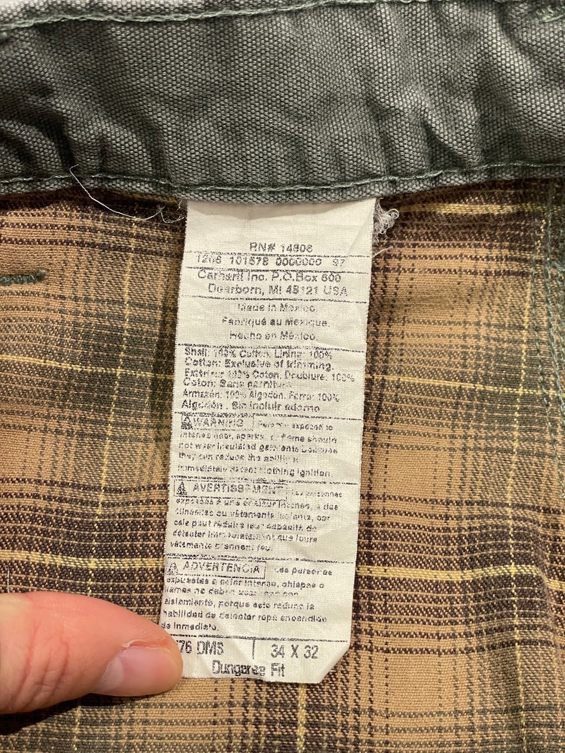 칼하트 카펜더 팬츠 (카키 그레이)   상품이미지7