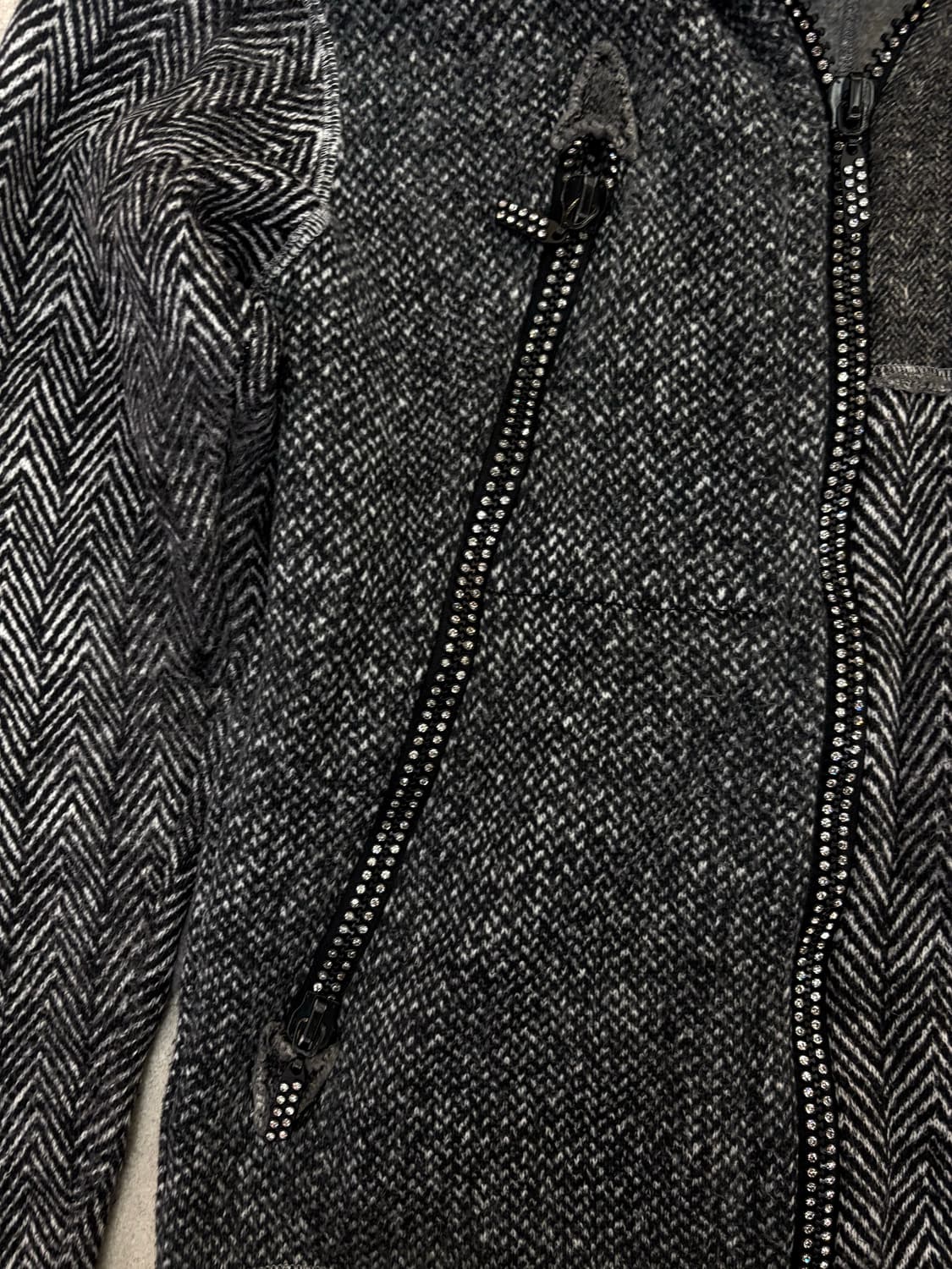 펑크 스컬 큐빅 투웨이 자켓 상품이미지9