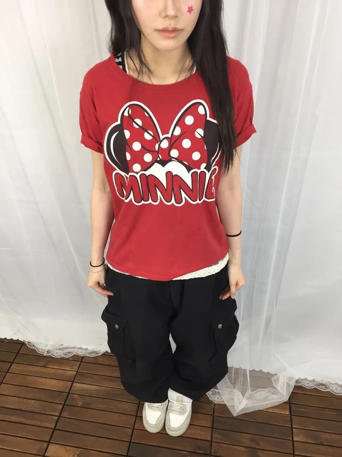 Disney Minnie Mouse Red Tee Kids 상품이미지2