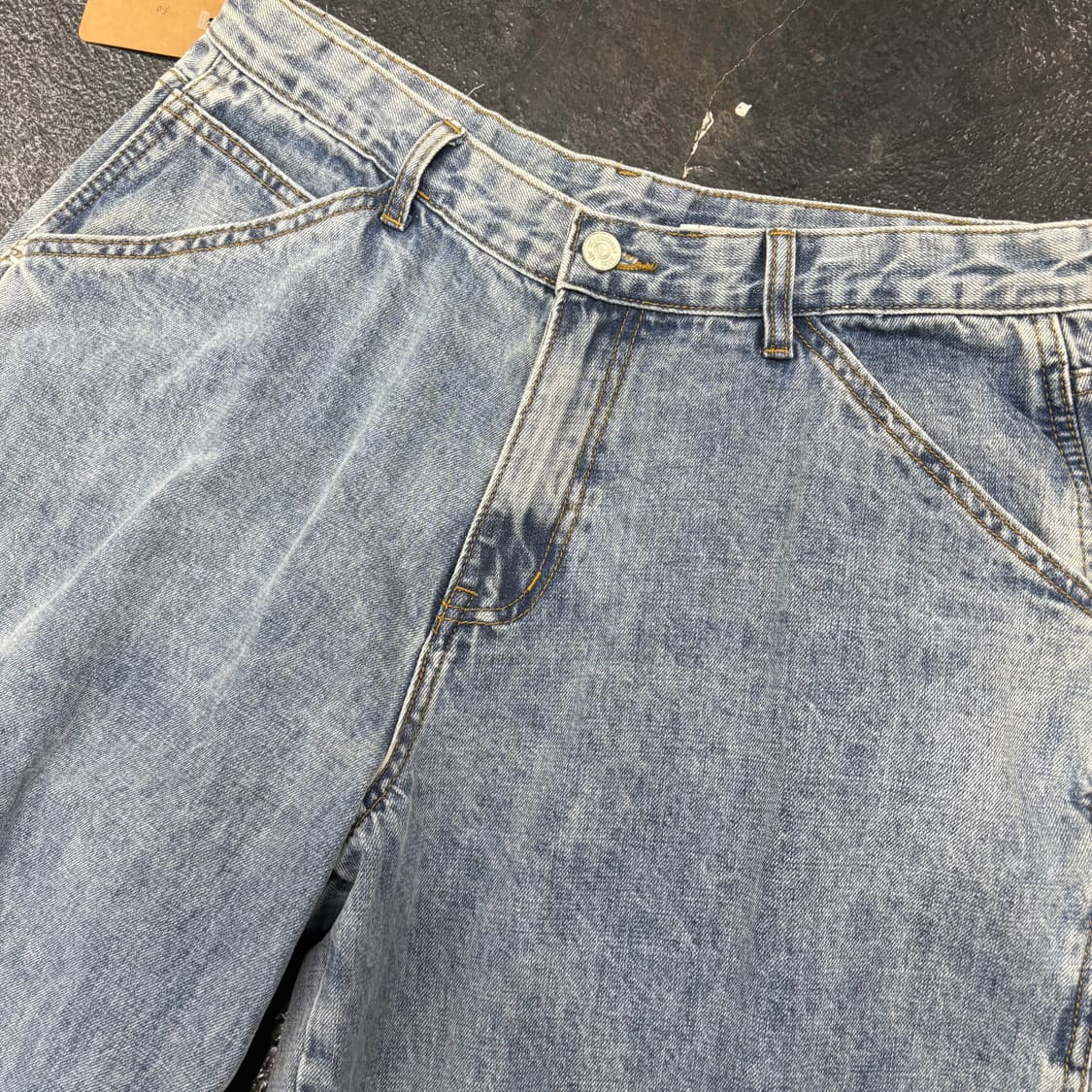 (30)미스테리어스호텔 데님버뮤다팬츠 상품이미지3