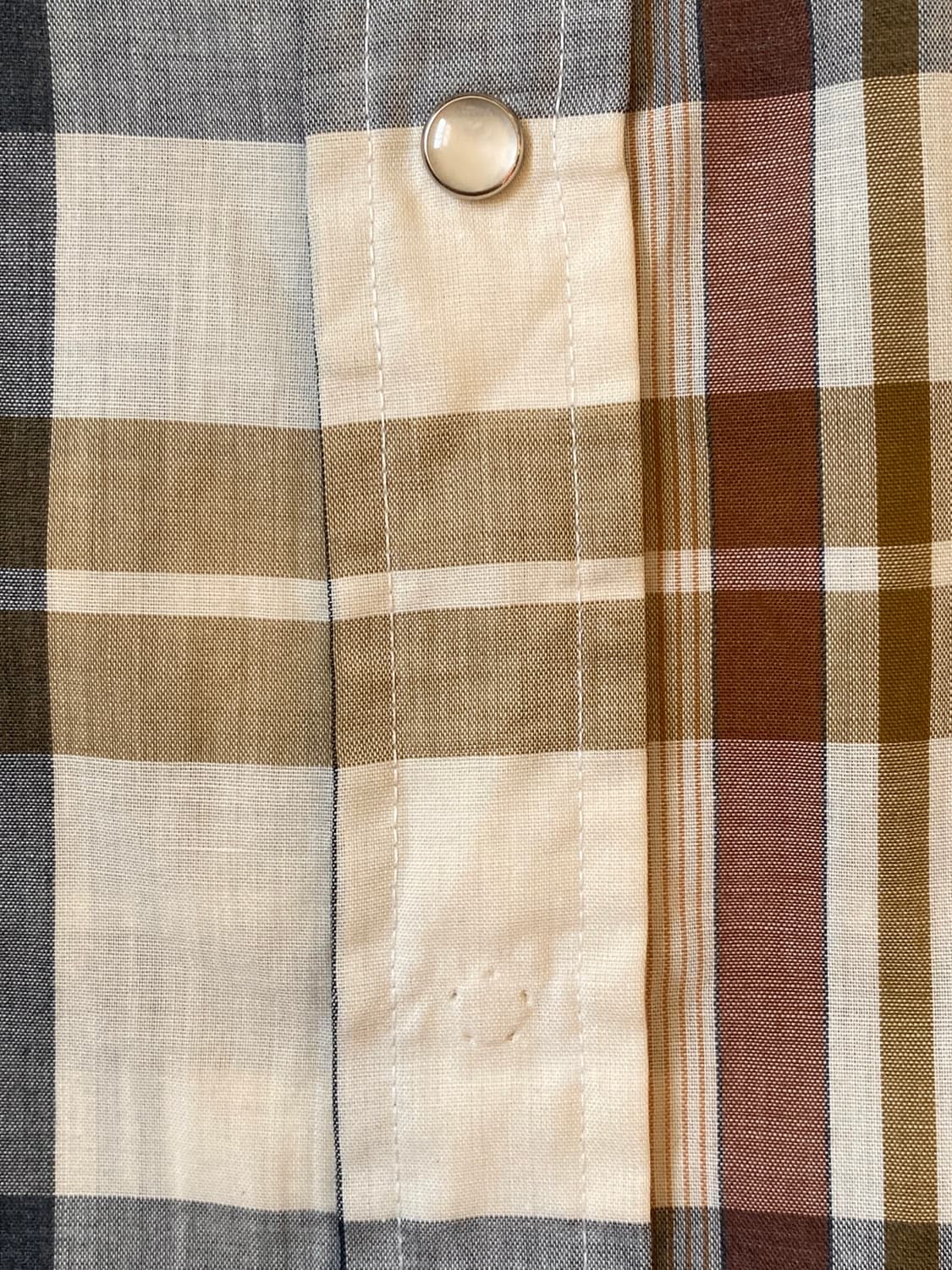 빈티지 체크 포켓 셔츠 (Man 2XL) AB1313 상품이미지10