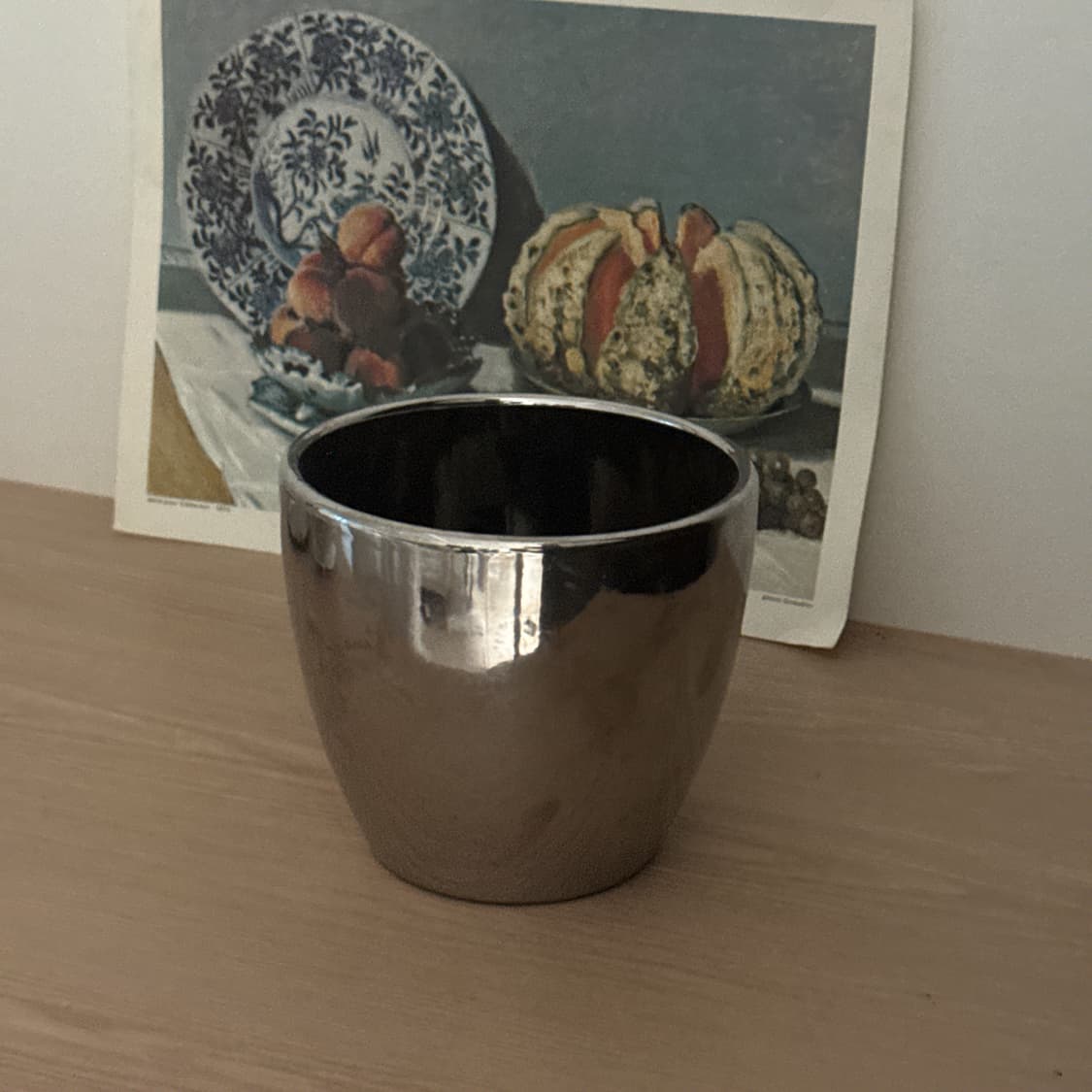 Vintage 매트 실버 베이스 화병 상품이미지1