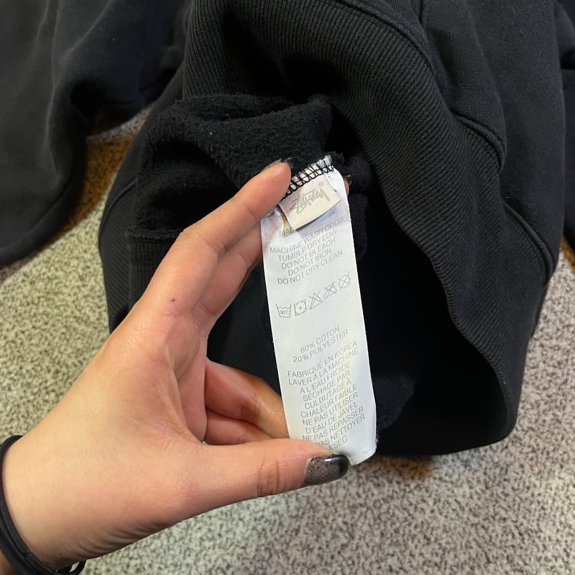STÜSSY 스투시 스탁 도버 스트리트 마켓 런던 후드티 상품이미지9