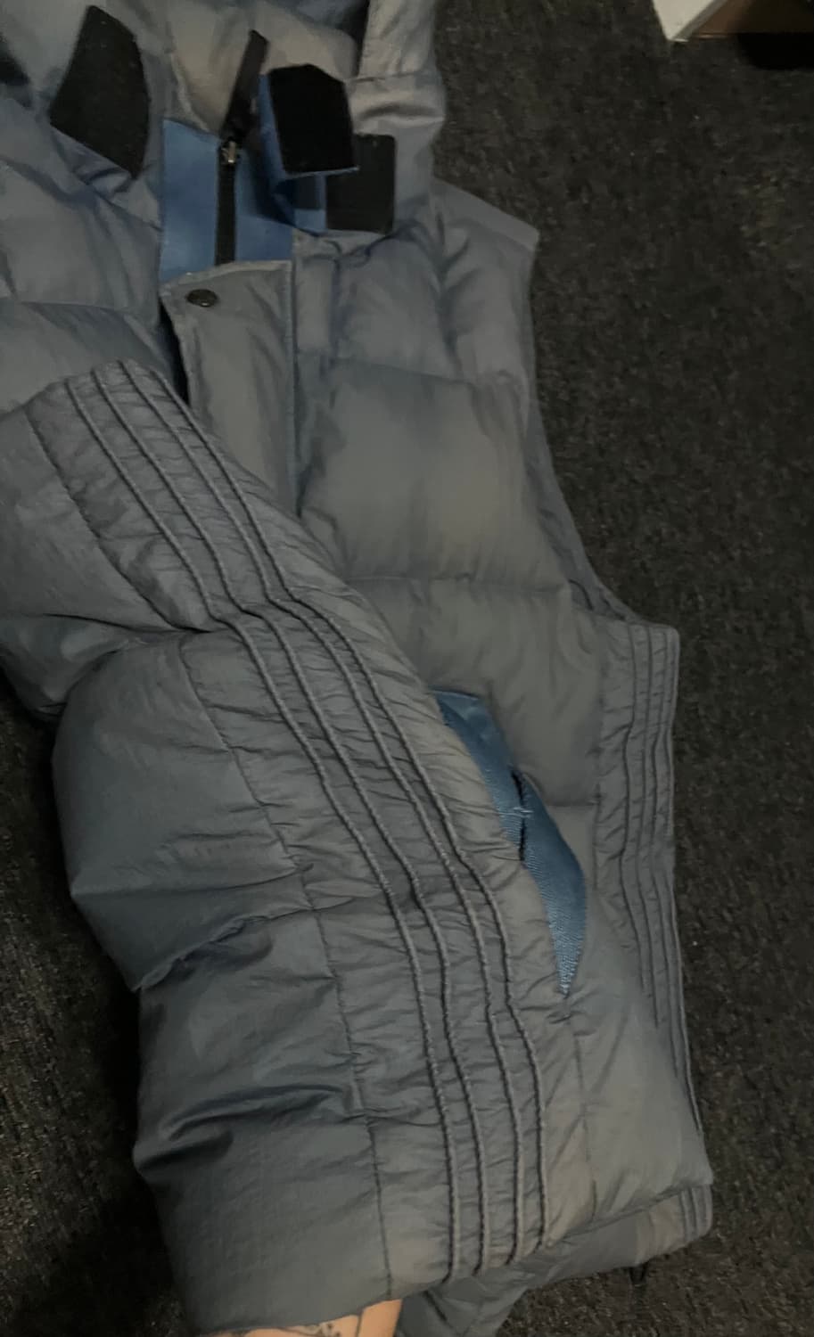 CP컴퍼니 패딩조끼 블루 상품이미지4