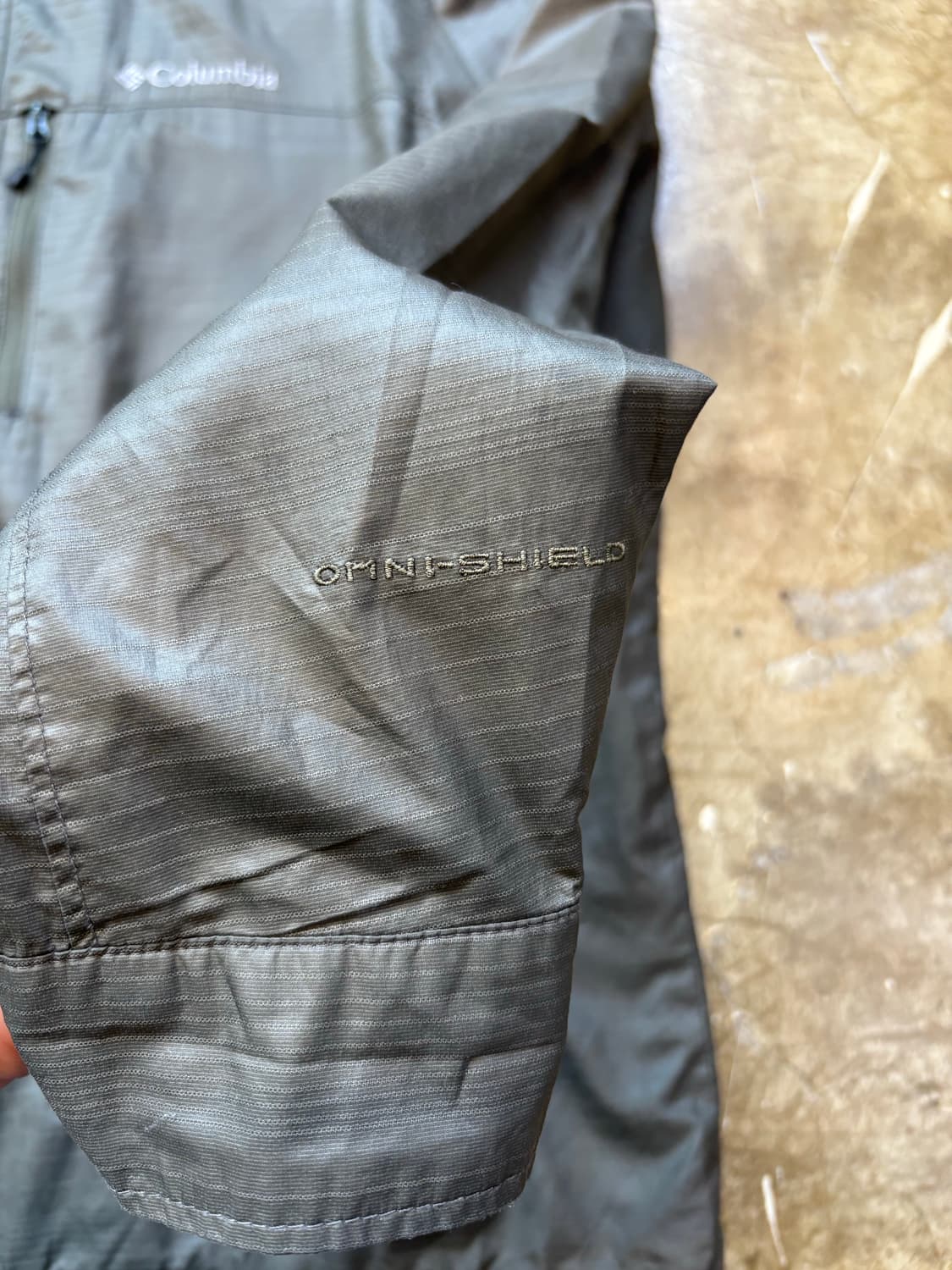 컬럼비아 올리브 나일론 바람막이 재킷 상품이미지6