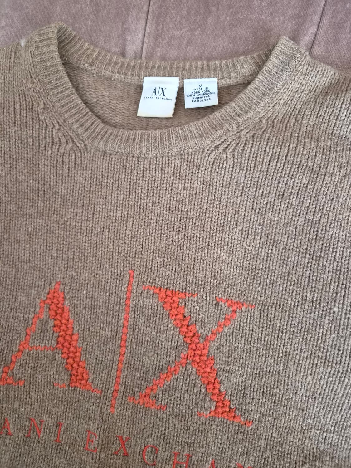 아르마니 익스체인지 남성 램스울라운드니트 M사이즈 상품이미지6