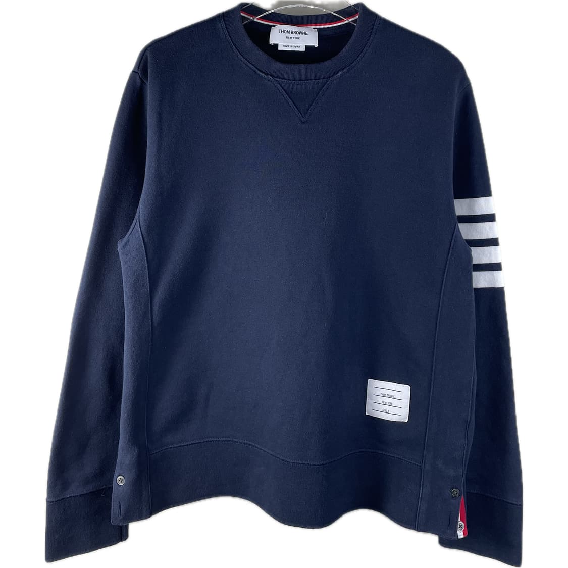 [4] 톰브라운 사선 완장 맨투맨 스웻셔츠 상품이미지1