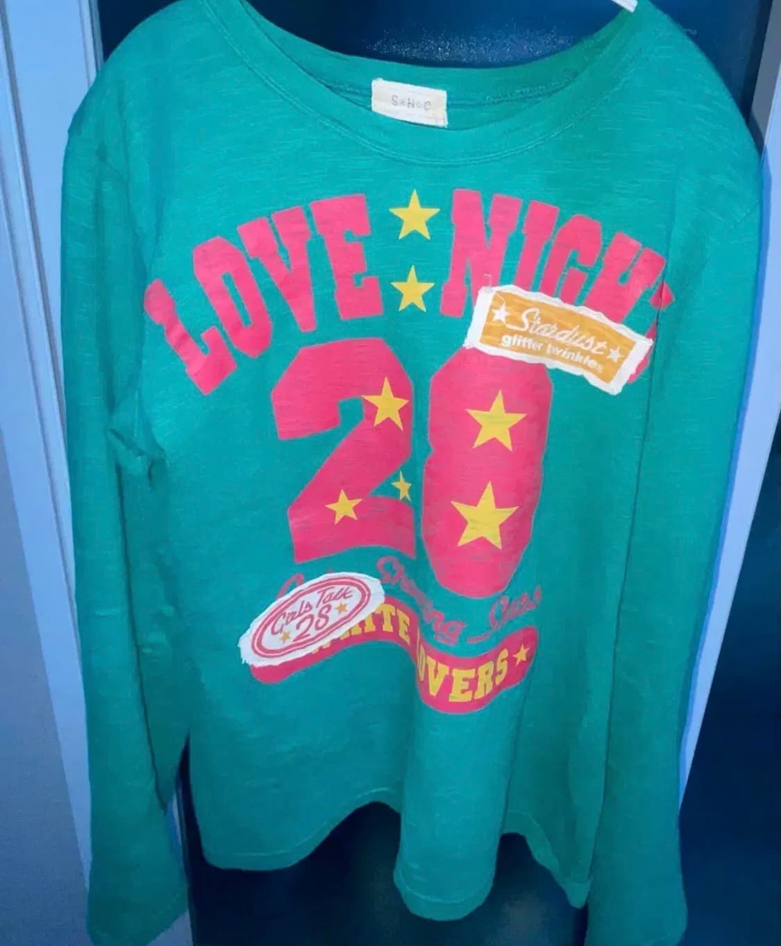 일본 빈티지 민트키치 스타 팝갸루 롱슬리브 상품이미지1