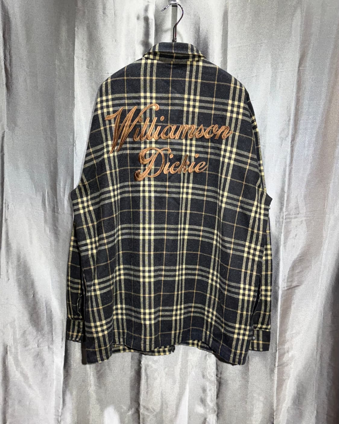 XL 디키즈 투포켓 빅스펠링 체크패턴 셔츠 상품이미지4