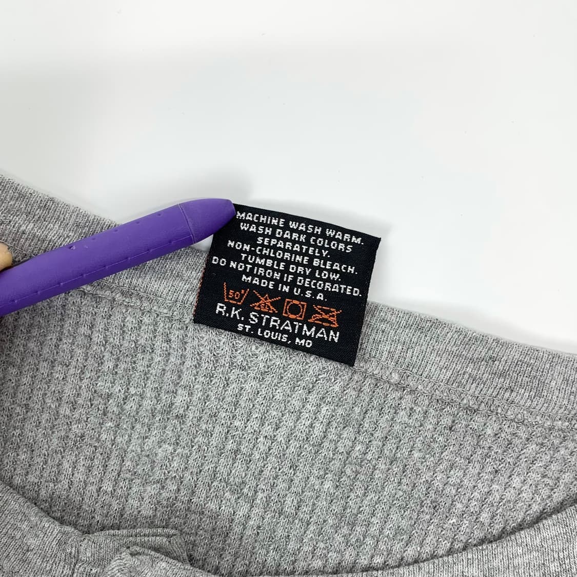 00s usa 할리 데이비슨 헨리넥 와플 롱슬리브 상품이미지6