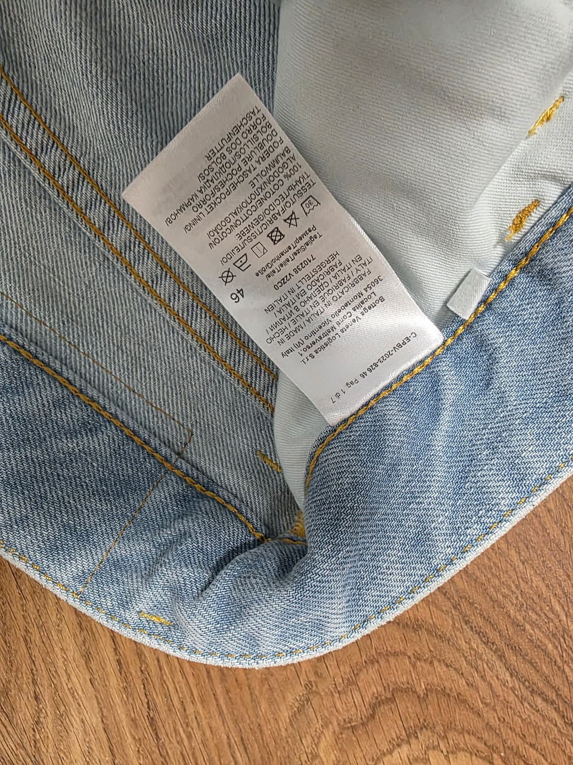 보테가베네타 빈티지 인디고 스트레이트 데님  상품이미지4