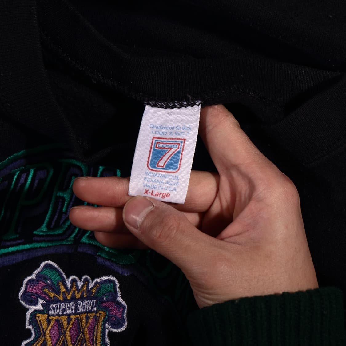 90s LOGO7 USA 스웻셔츠 상품이미지5