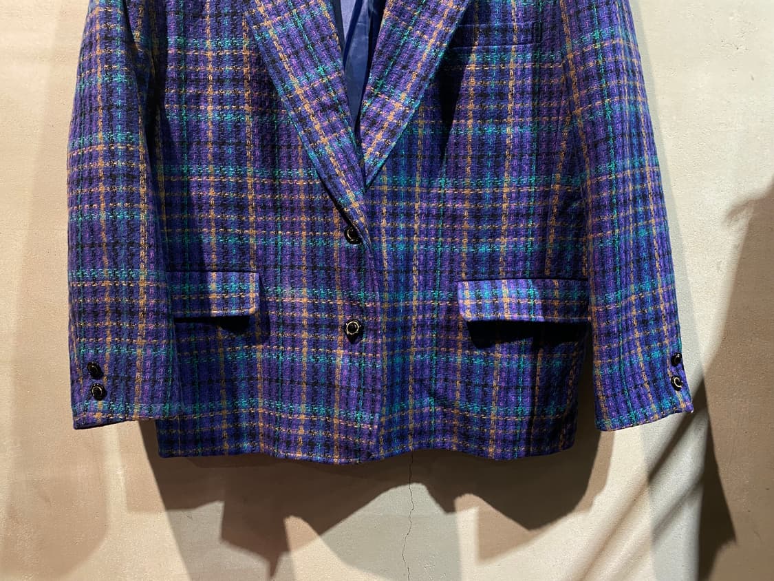 일본 빈티지 퍼플 자켓  상품이미지3