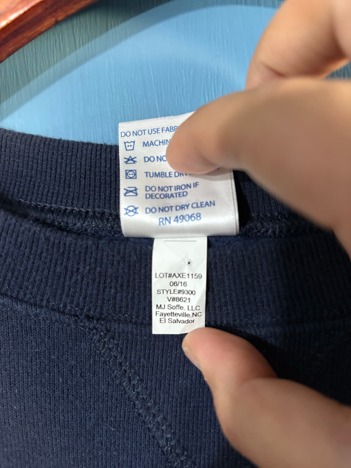 90's Soffe US Navy Sweat shirt. 상품이미지4