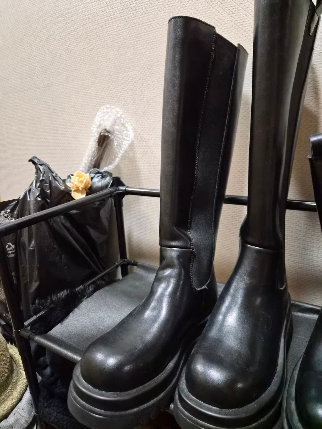 베지터블 소가죽 롱부츠 상품이미지1