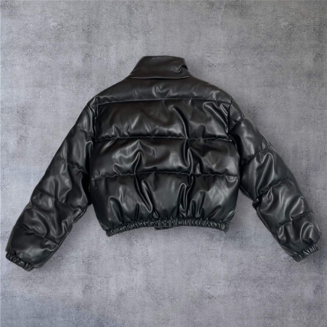 쉬인 SHEIN 페이크 레더 크롭 패딩 S 상품이미지7