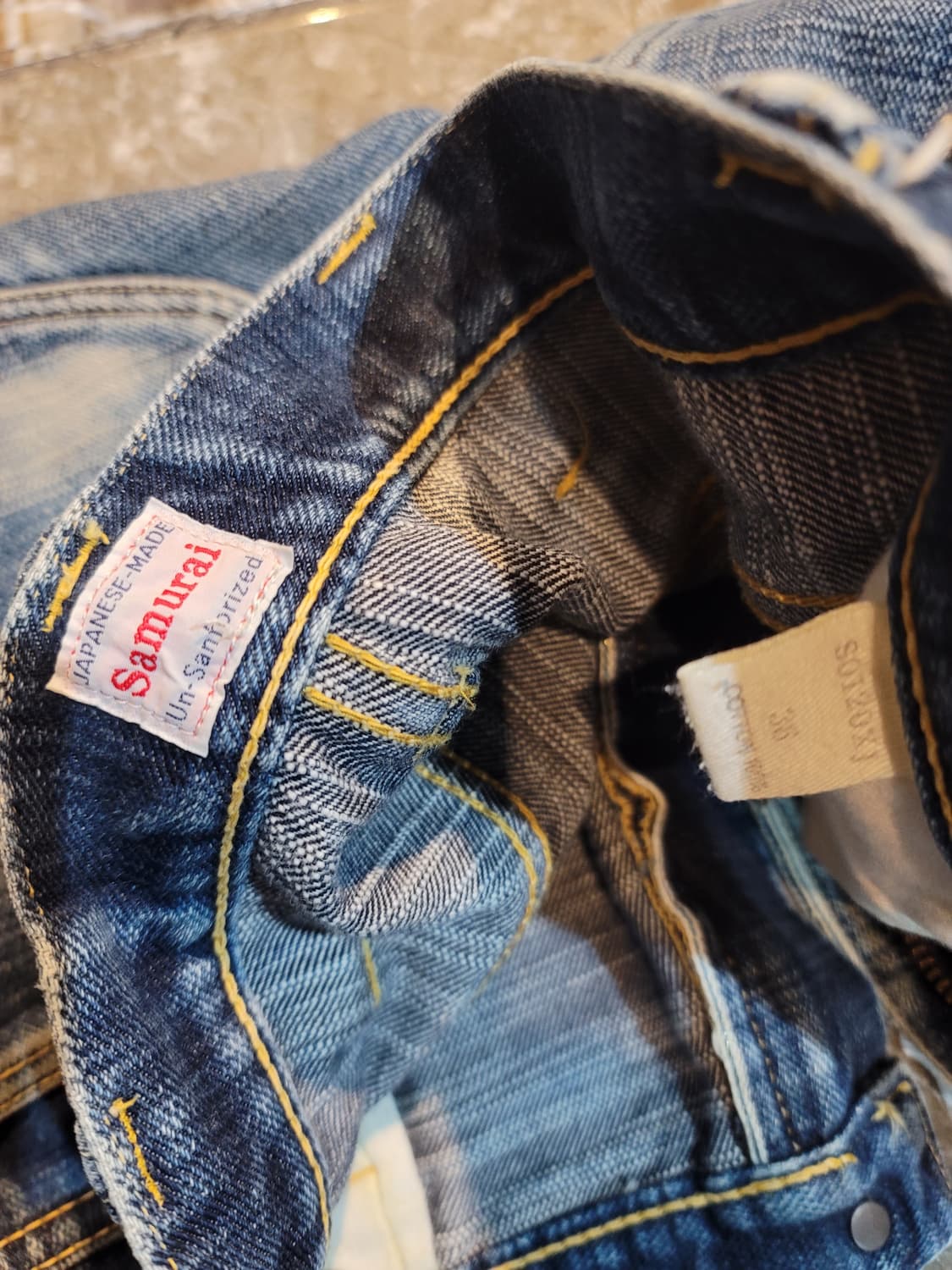 사무라이진 멋진 하드워싱 부츠컷 (헤비온즈) 상품이미지4