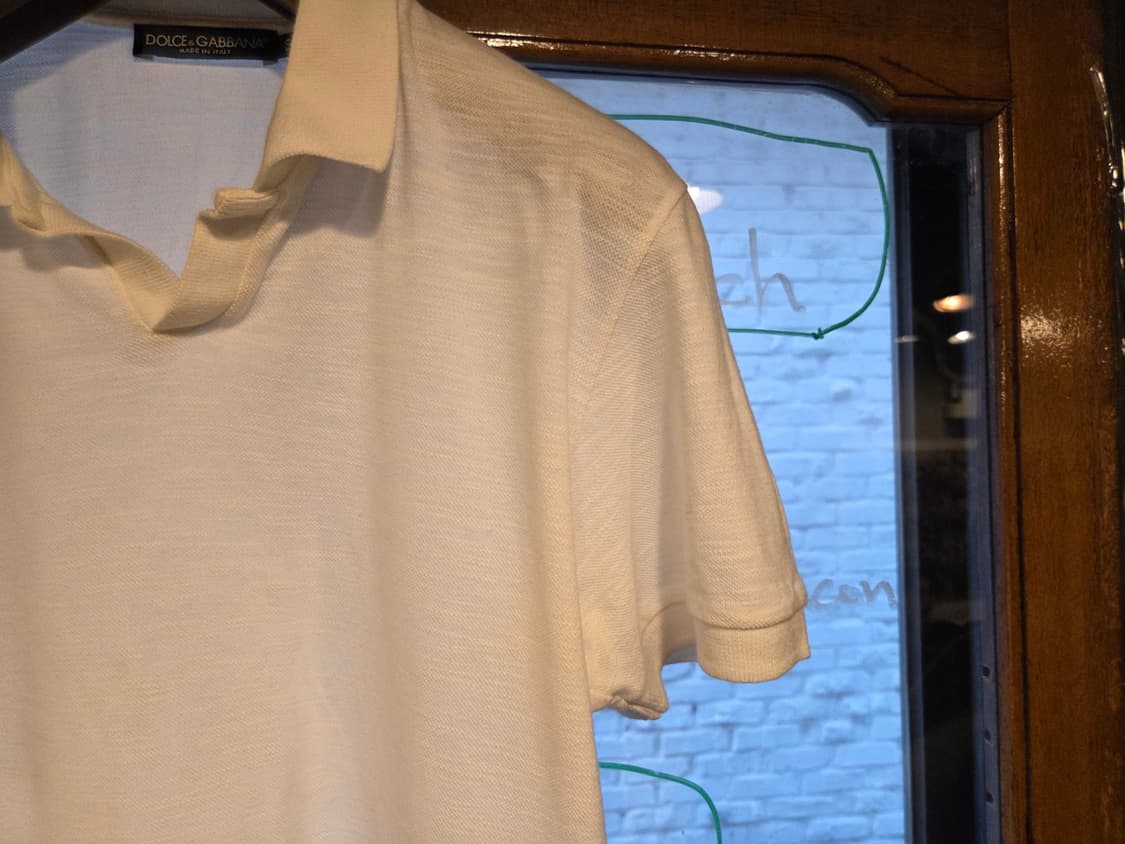 돌체앤가바나 오픈칼라넥 티셔츠  상품이미지2