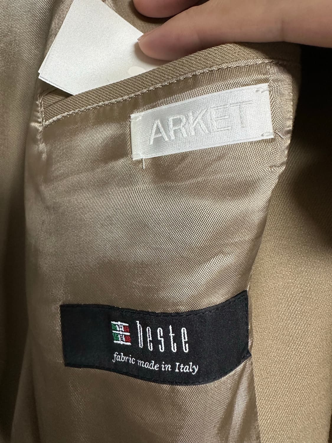 아르켓(ARKET) 코튼 울 트윌 코트 판매 (이태리 베스테 원단/110 상품이미지5