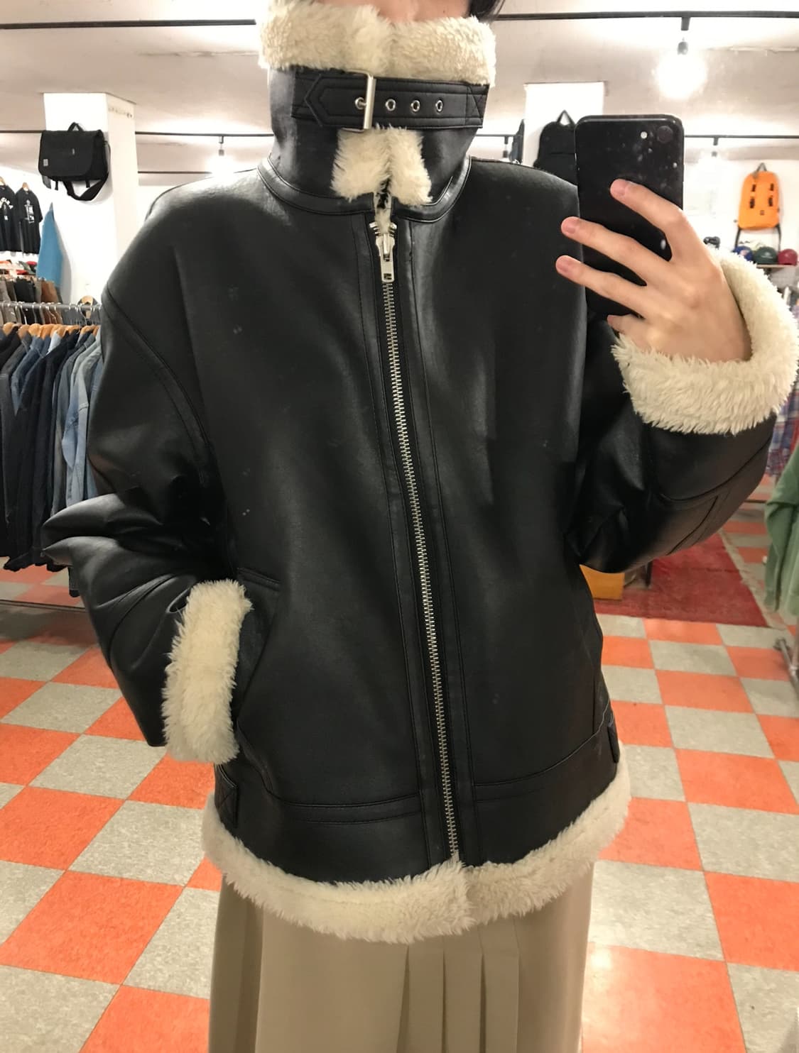 지오다노 무스탕 상품이미지1