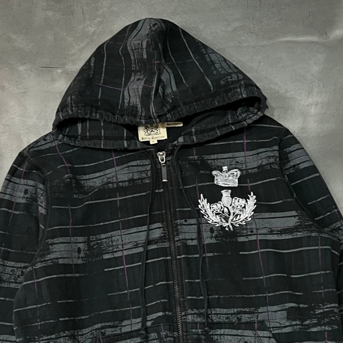  쥬시꾸뛰르 프린팅 후드 집업 y15652 상품이미지3