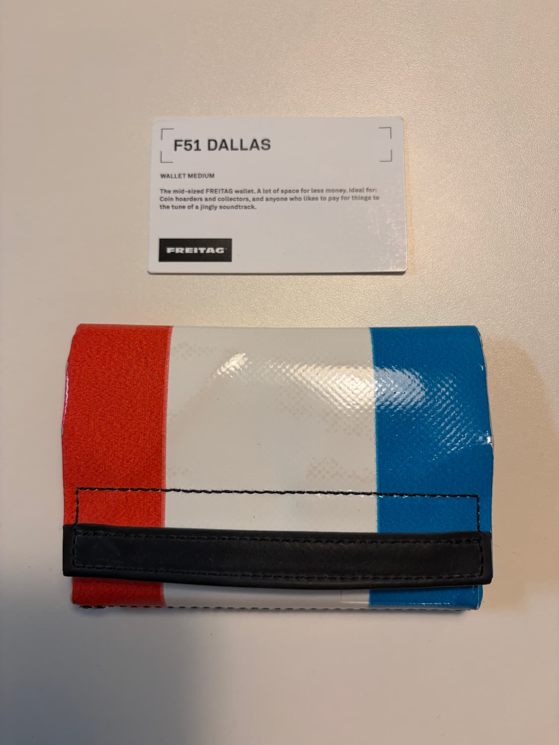 프라이탁 댈러스 지갑 프랑스 국기 참기름 타프 상품이미지1