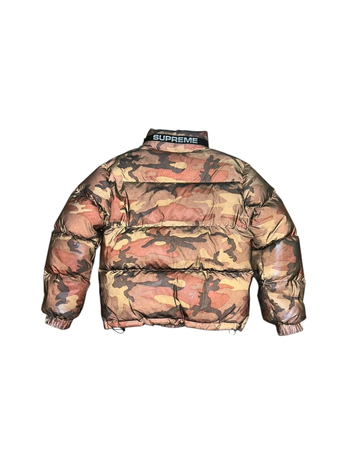 슈프림 리플렉티브 카모 패딩 오렌지 S 상품이미지1