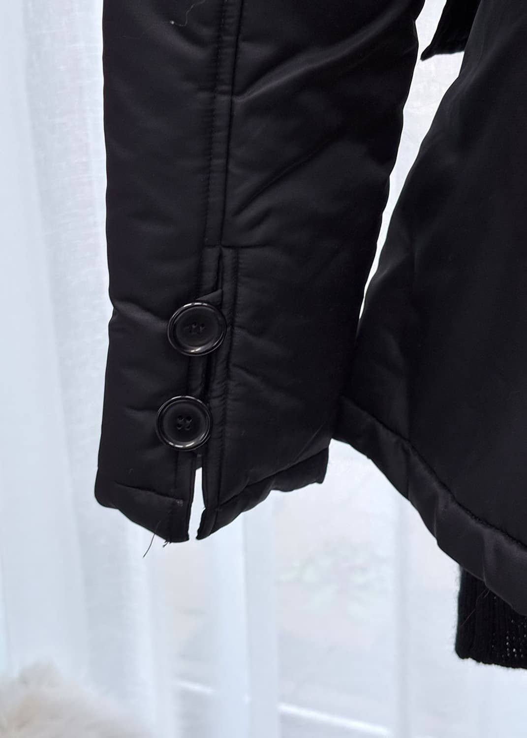 에코퍼 허리다트 블랙패딩 상품이미지8