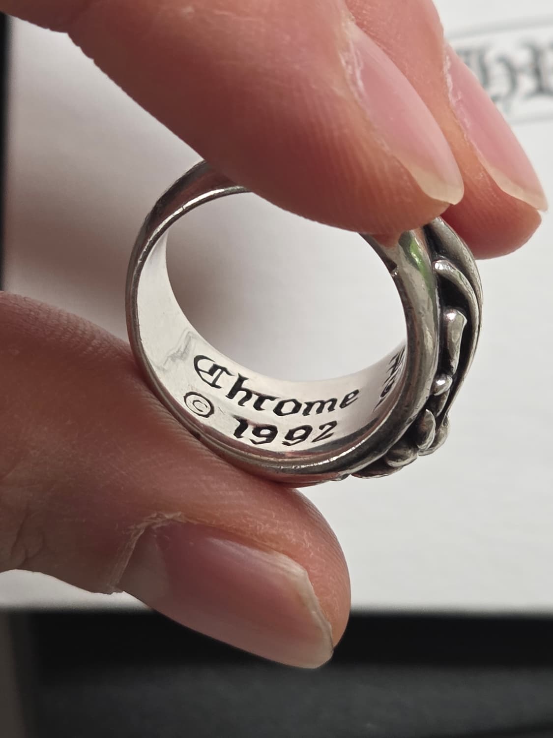 [정품] 크롬하츠 플로랄 크로스링 국내풀구성 상품이미지3