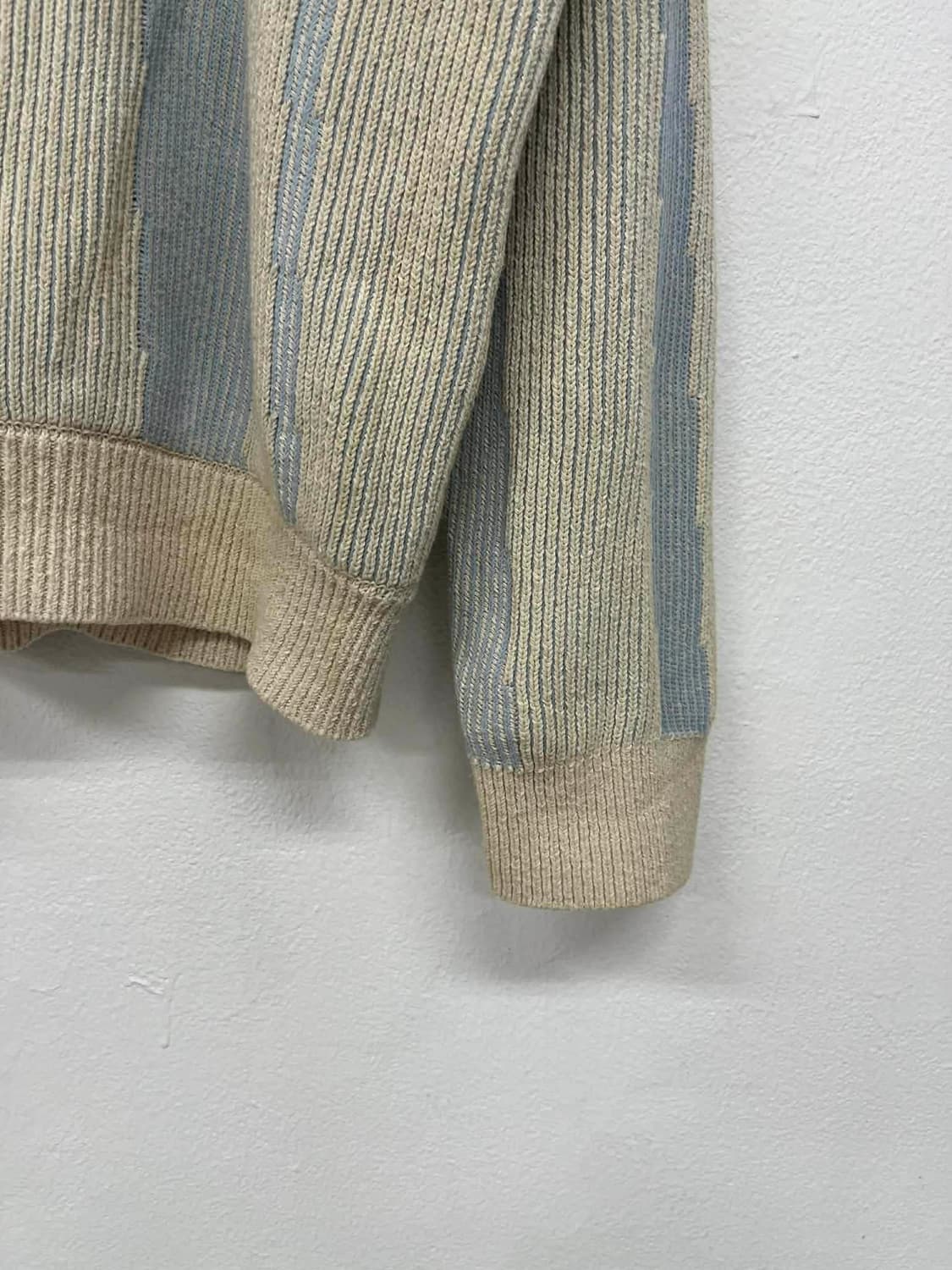 [100] 시스템 한섬 24년 신형 스트라이프 울 니트 상품이미지7