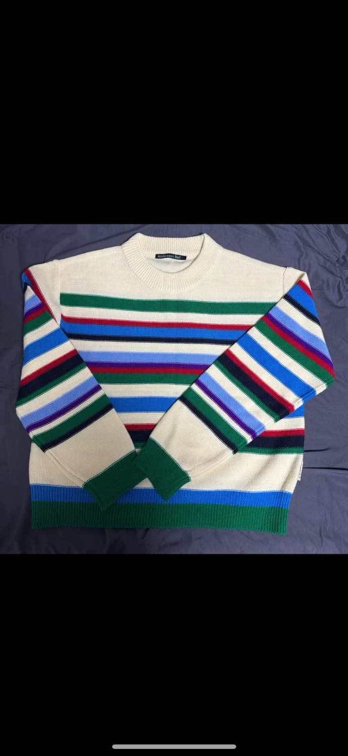 L 앤더슨벨 스트라이프 니트 상품이미지1