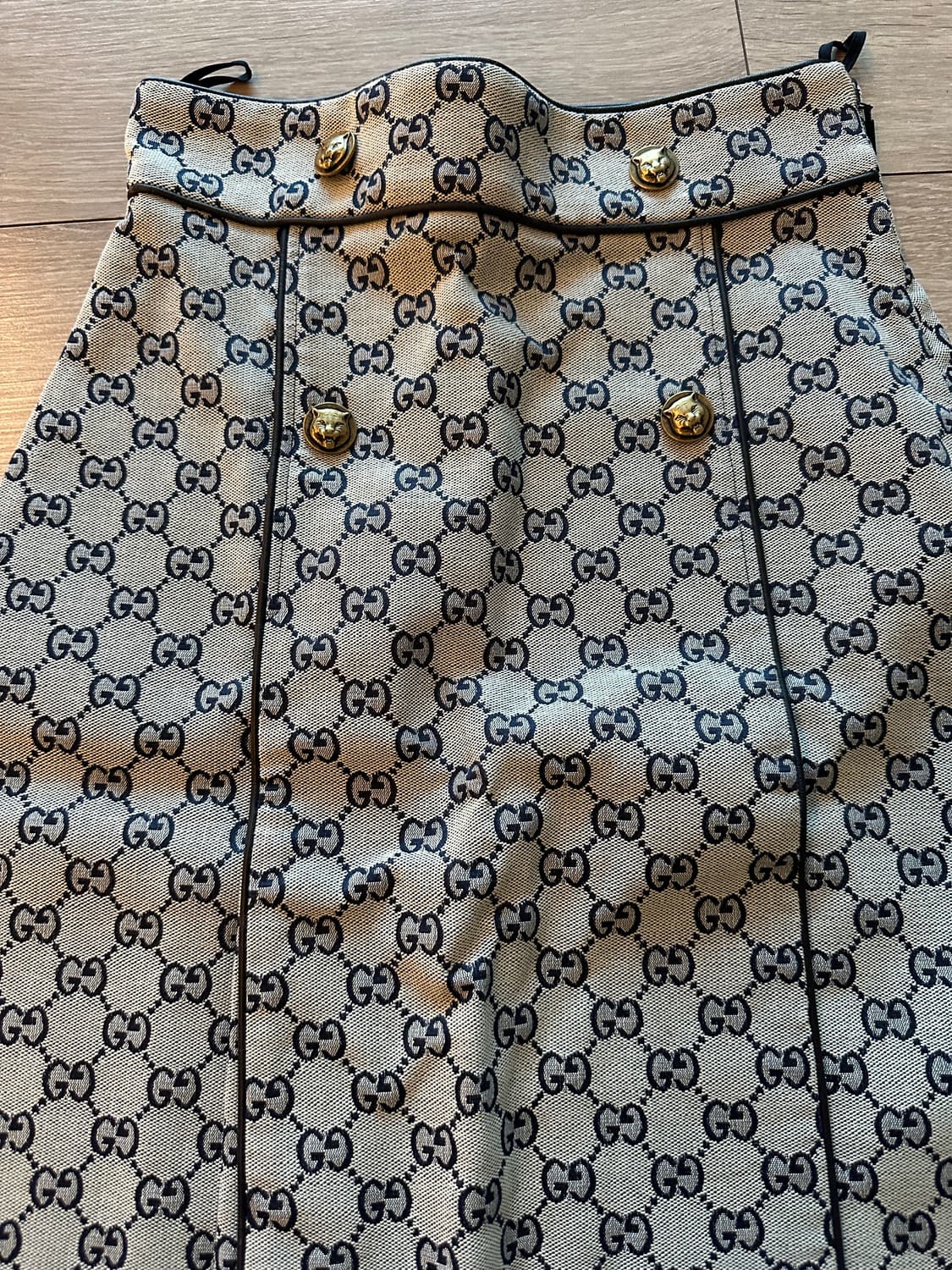 구찌 Gucci GG 패턴 플리츠 스커트 size 36 상품이미지10
