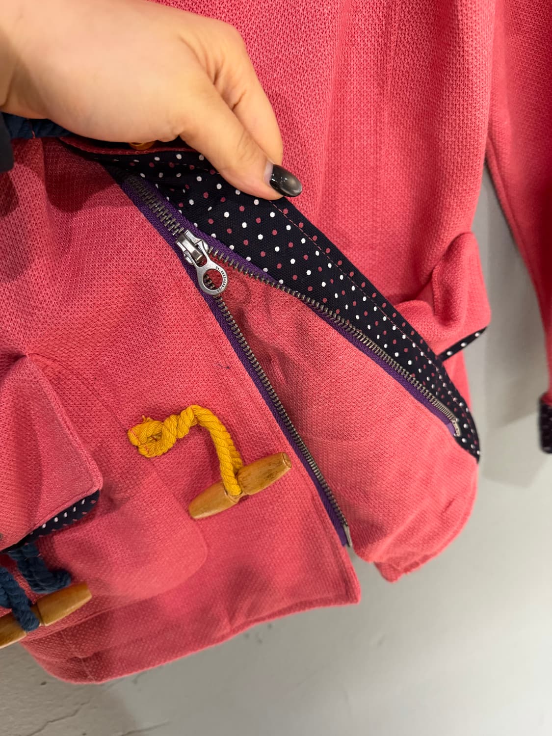 dot point toggle detail hood jacket 상품이미지8